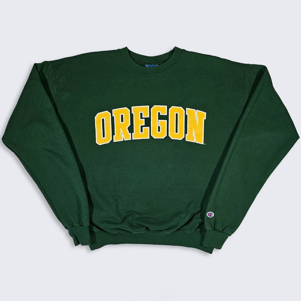 Oregon Ducks Vintage Y2K Champion Crewneck Pullover Sweatshirt